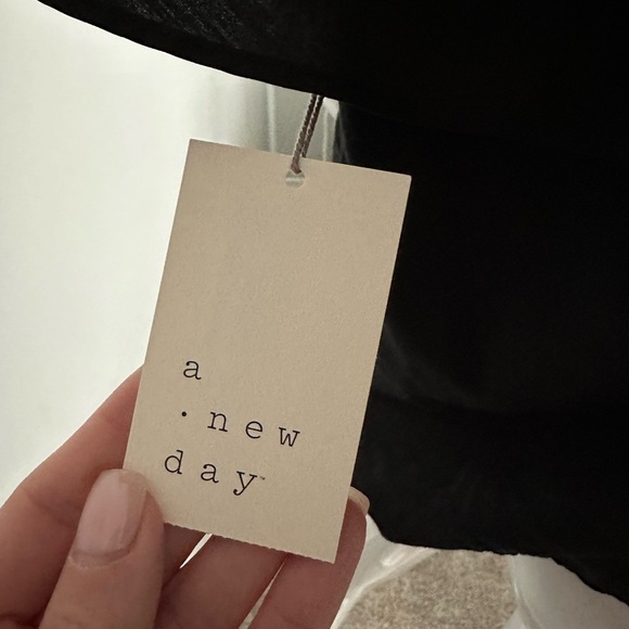 a new day Black One-Shoulder Ruffle Top - Picture 7 of 8